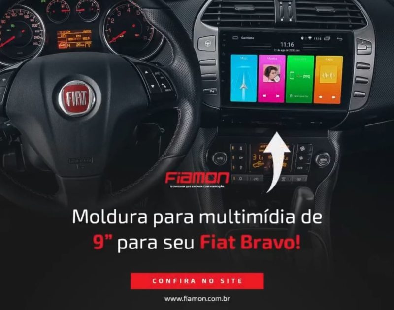 Fiamon lança moldura para Fiat Bravo Portal Revista AutoMOTIVO