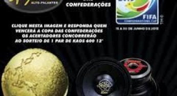 Promoção Spyder na Copa das Confederações vai sortear um kAOS 600 w rms