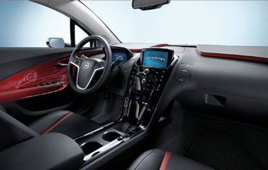 Interior do Opel Ampera