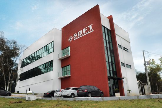 Sede da fábrica da Soft Eletrônica, instalada numa área de 1800m²