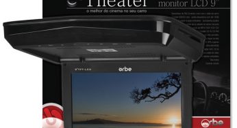 Monitor de Teto com LCD 9” e DVD player ORBE