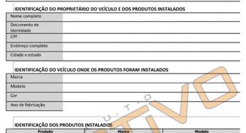 Contrato para instalação de produtos trazidos pelo cliente