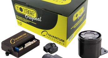 Alarme para veículos com controle remoto na chave original da Quantum