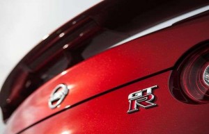 Detalhe da traseira do Nissan GT-R