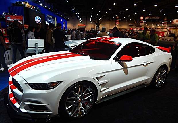 Mustang no SEMA Show 2014 - foto equipe AutoMOTIVO