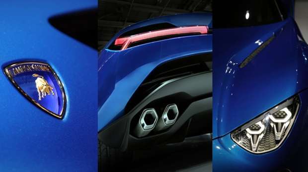 Detalhes do concept car Lamborghini Asterion