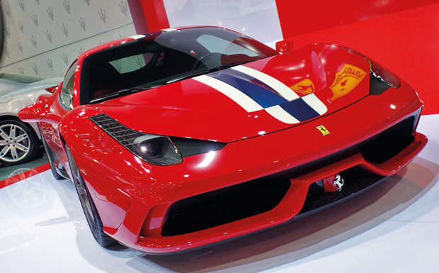 A Ferrari 458 Speciale no Salão do Automóvel 2014