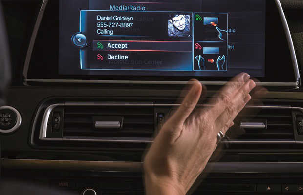 Controle de funções por gestos, proposta da BMW na CES