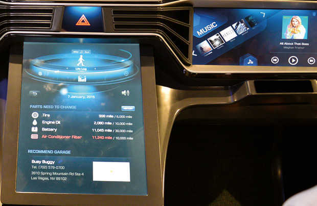 A Hyundai mostrou um aplicativo qe controla funções do carro usando smartphones ou relógios inteligentes