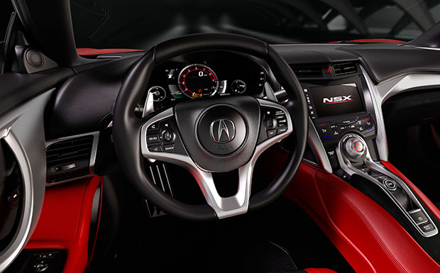Interior do Honda NSX