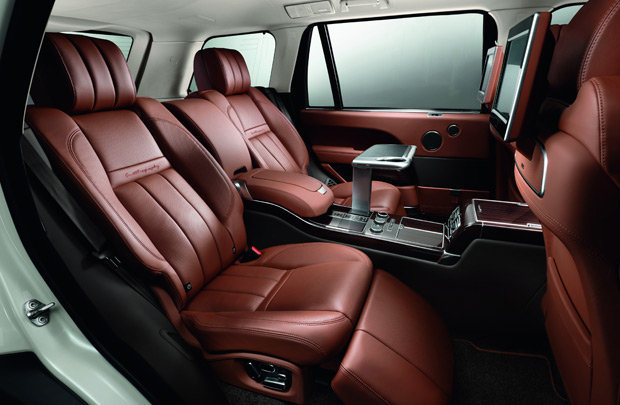 interior customizado da Range Rover Autobiography Black