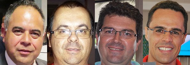 Distribuidores de som e acessórios automotivos - Nilton Oliveira, Jacó Duarte, Cássio Heinzen e Erick Barros