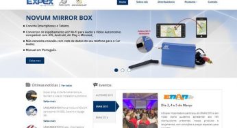 Expex investe em novo website