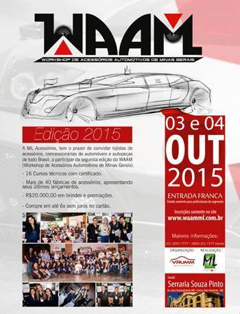Workshop de Acessórios Automotivos de Minas Gerais - WAAM