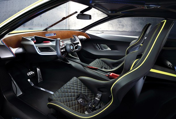 Interior do BMW 3.0 CSL Hommage concept