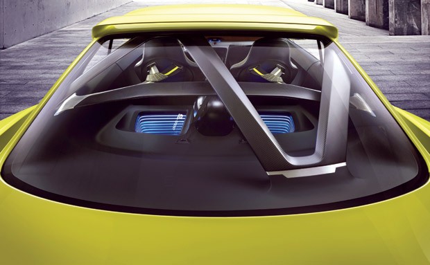 Interior com "santo antonio" do BMW 3.0 CSL Hommage concept