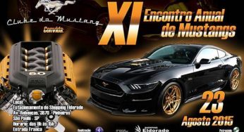 Encontro Nacional de Mustangs acontece domingo em São Paulo