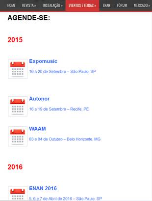 Calendário de eventos e feiras de interesse para o mercado de som e acessórios automotivos