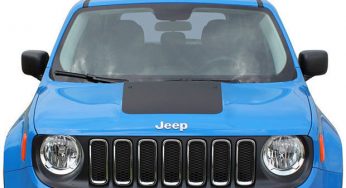 Faixa para capô de Jeep Renegade da NP Adesivos