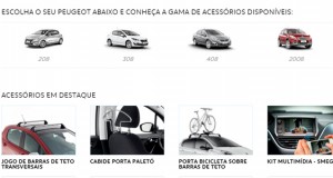 Portal oferece acessórios originais para os donos de Peugeot