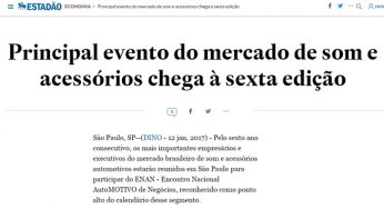 Estadão destaca importância do ENAN para o mercado