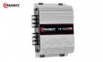 TS 400X2 - Um amplificador com 02 canais de 200 Watts, disponíveis em duas versões 1Ohm ou 2 Ohms, um produto compacto, com excelente rendimento elétrico e acústico.