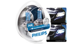 Lâmpadas Halógenas CrystalVision Ultra, da Philips