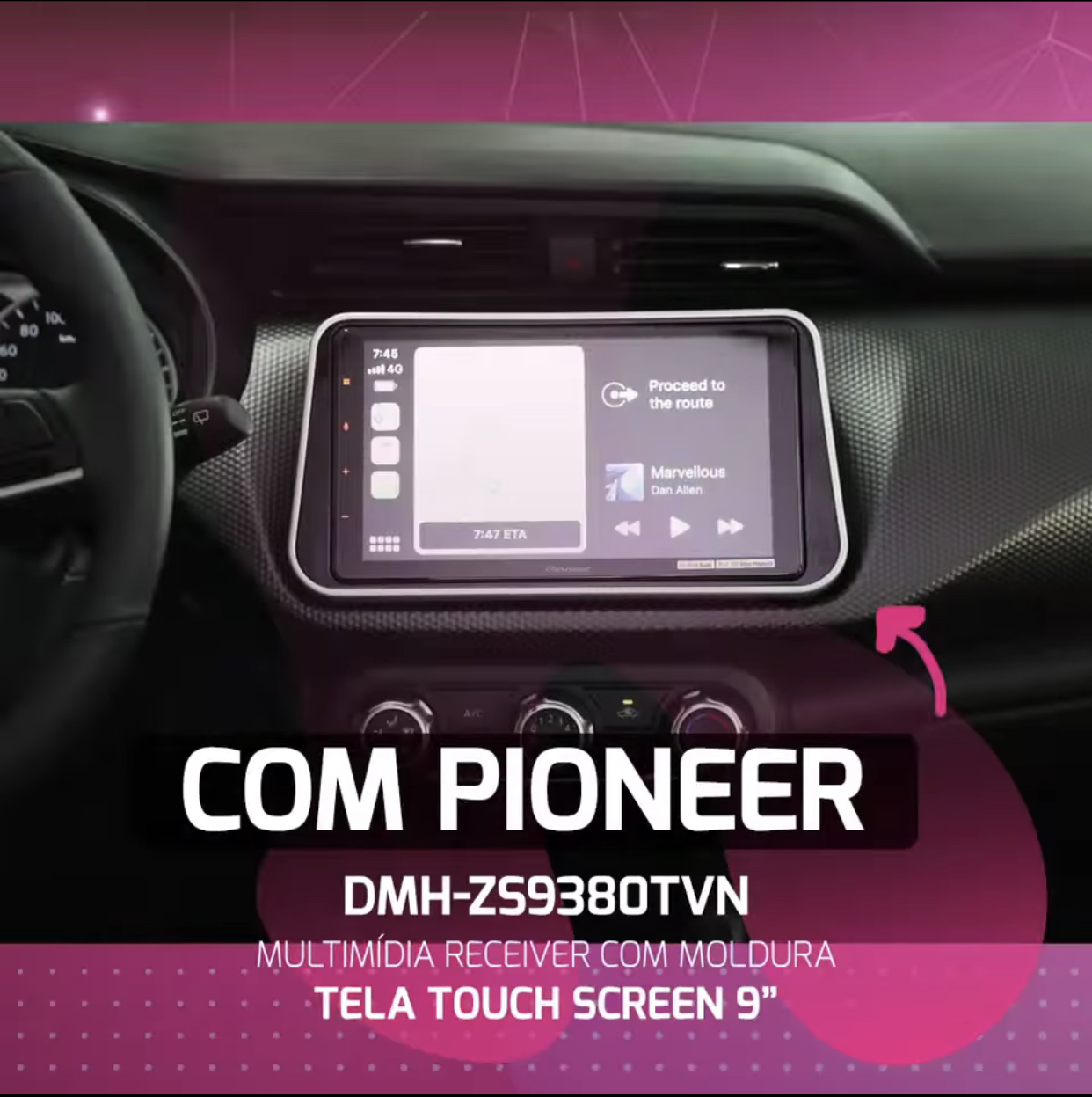 Pioneer lança multimídia para Nissan Kicks