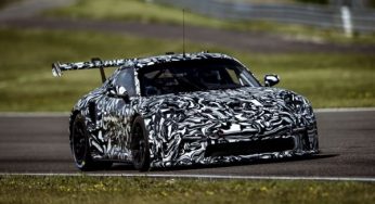 Porsche testa 911 GT3 Cup camuflado, que chega em 2021