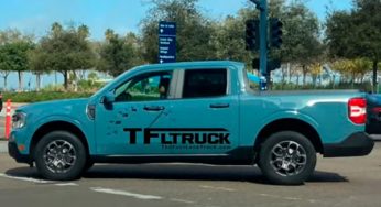 Pick-up Ford Maverick é vista sem camuflagem nos EUA