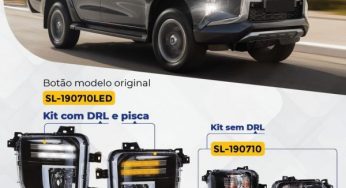 Shocklight lança kit de farol auxiliar para Mitsubishi L200 Triton 2021