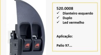Almapy destaca interruptores para Fiat Palio