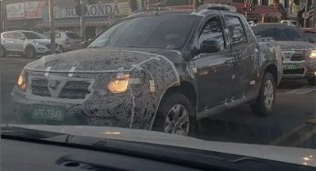 Novo Renault Duster Oroch é flagrado camuflado em Curitiba/PR
