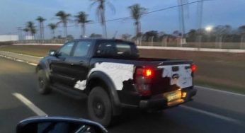 Ford Ranger Raptor é vista rodando pelo interior de São Paulo