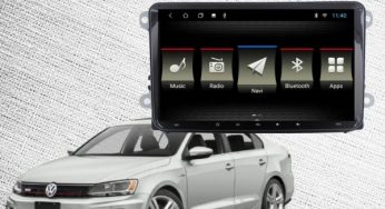 JR8 Imports destaca central multimídia Slim para Volkswagen Jetta