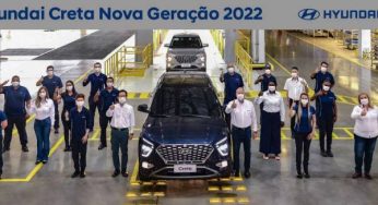 Hyundai Creta 2022 já é produzido no Brasil; Modelo será lançado no dia 25 de agosto
