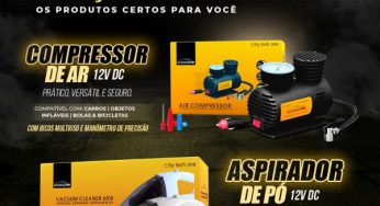 Tech One destaca compressor de ar 12V DC e aspirador de pó 12V DC da linha Code