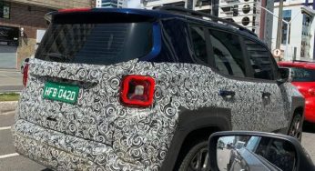 Novo Jeep Renegade é visto camuflado na Paraíba: confira as fotos
