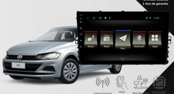 JR8 Imports destaca central multimídia Slim para Volkswagen Polo