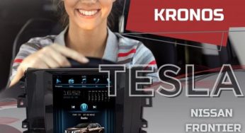 Kronos destaca central multimídia Tesla para Nissan Frontier
