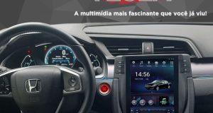 Kronos lança central multimídia Tesla para Honda Civic G10