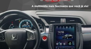 Kronos lança central multimídia Tesla para Honda Civic G10