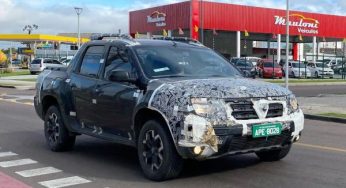 Nova Renault Duster Oroch é vista rodando por Curitiba