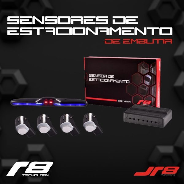 JR8 Imports lança sensores de estacionamento de embutir