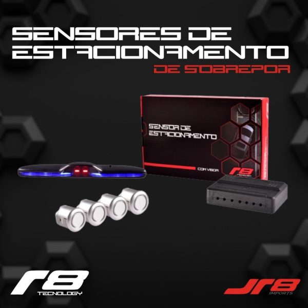 JR8 Imports lança sensores de estacionamento de sobrepor
