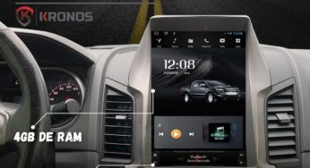 Kronos lança central multimídia Tesla para Ford Ranger