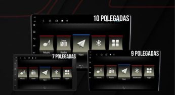 JR8 Imports destaca centrais multimídia de 7, 9 e 10 polegadas