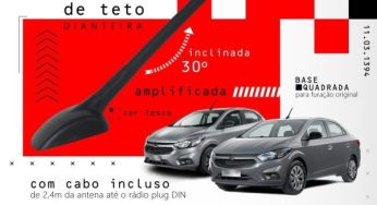 Olimpus destaca antena New Flex para Chevrolet Onix e Pnix Plus