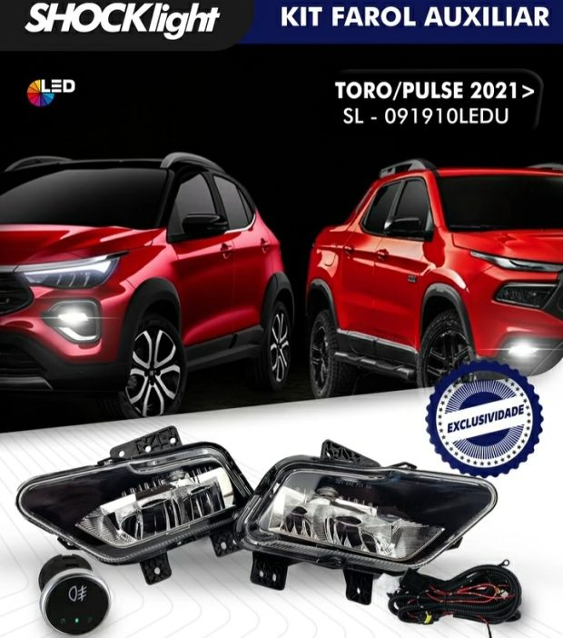 Shocklight Lança Kit De Farol Auxiliar Para Fiat Toro E Pulse Portal Revista Automotivo