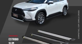 CCF Acessórios destaca estribo slim para Toyota Corolla Cross